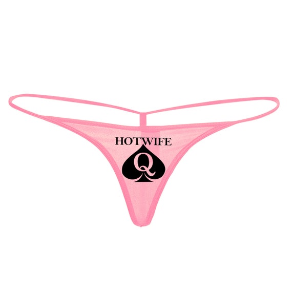 Hotwife QOS Brand Logo G-string Tanga Gift Set Snowbunny Vixen