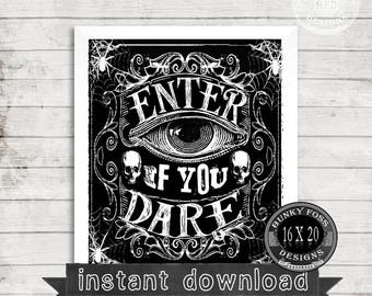 Enter if you dare | Etsy