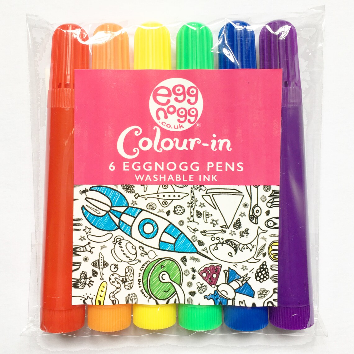 Colourin fabric Pens x 6 Etsy