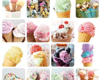 Ice Cream Treats Stickers
