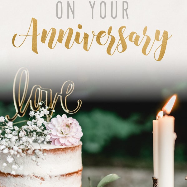 On Your Anniversary Card C0213