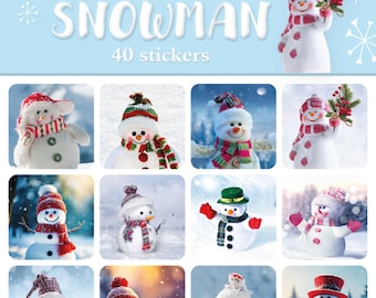 Snowman Stickers #56043