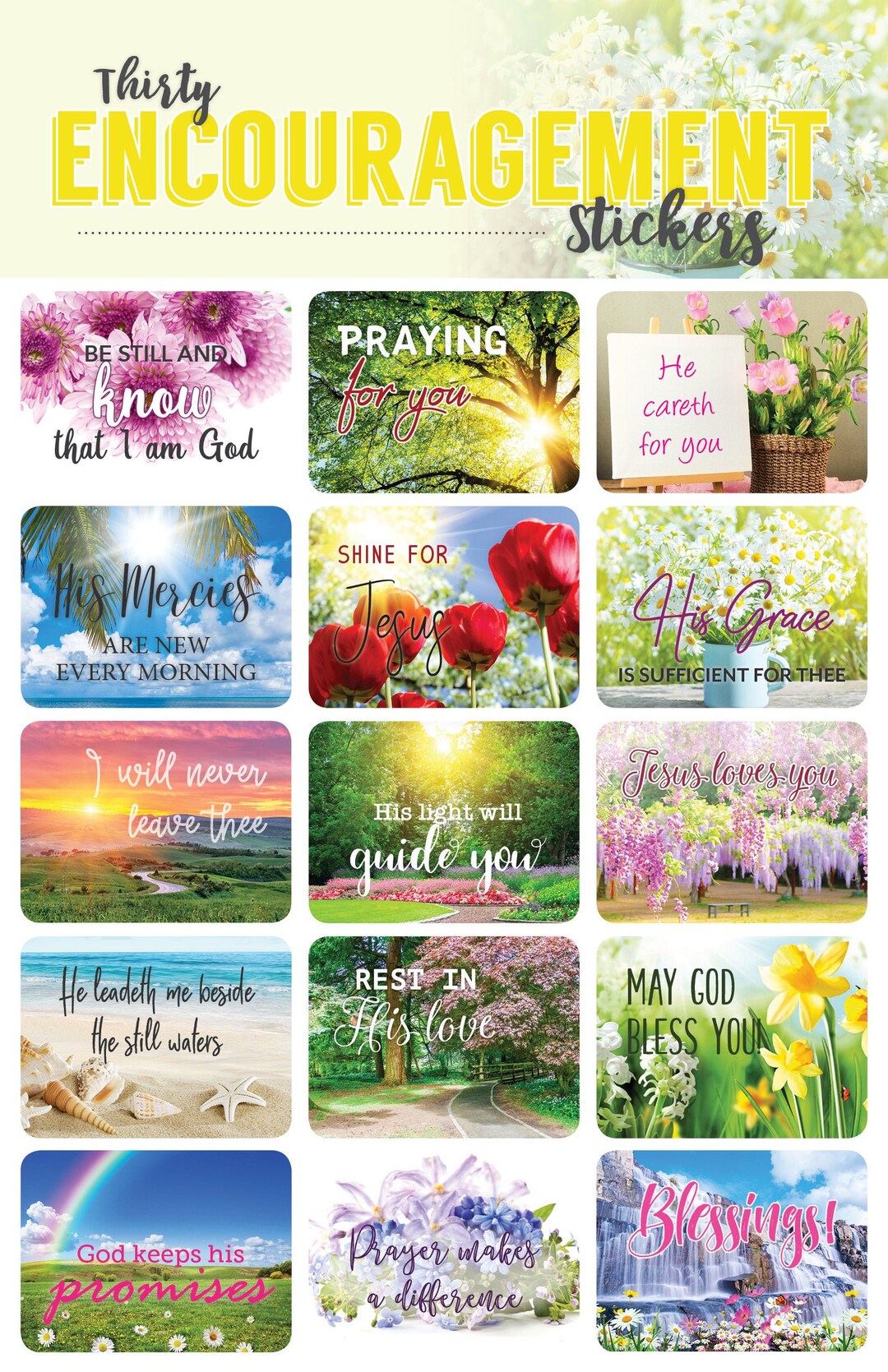 Encouragement Stickers #4908 - Etsy