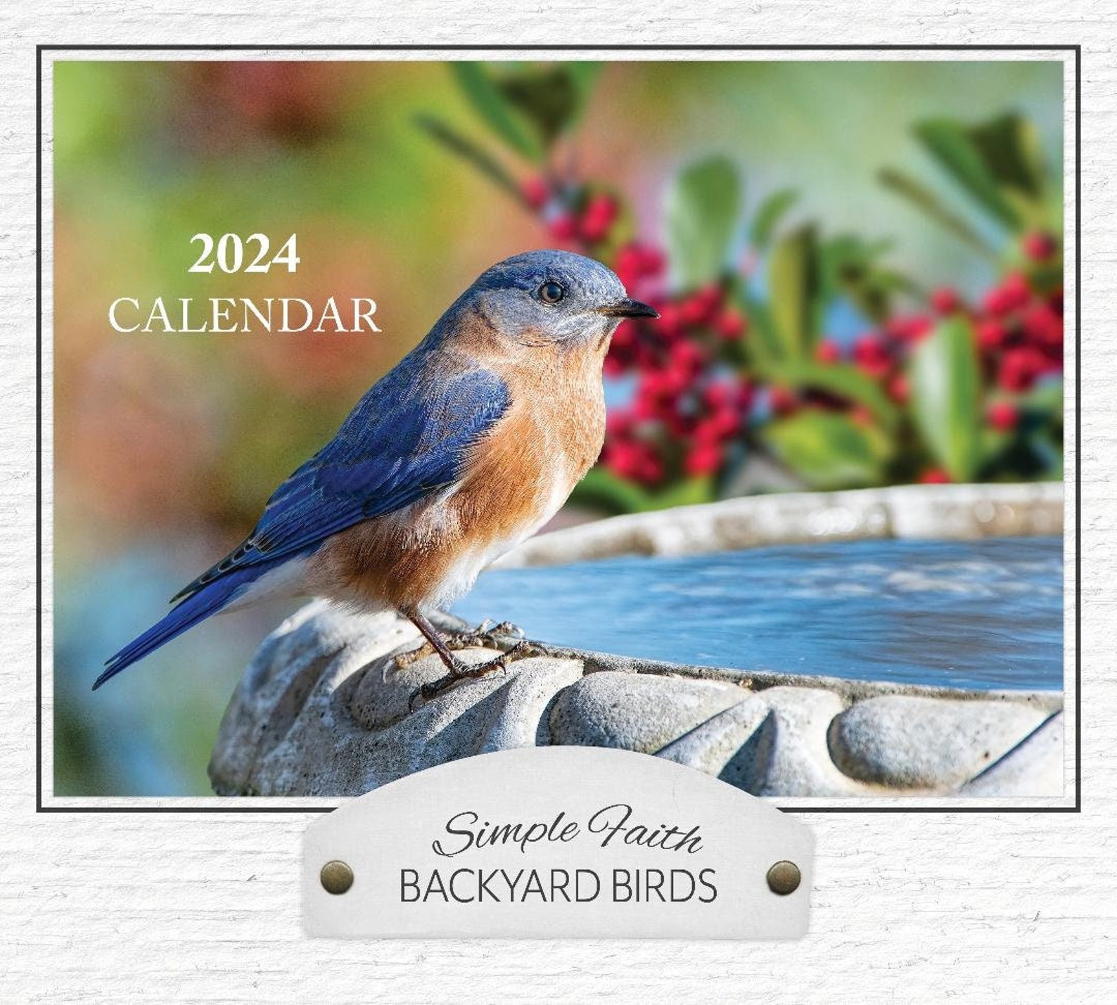 Simple Faith Backyard Birds Calendar 2024 83994 Etsy