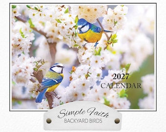 Simple Faith Backyard Birds Calendar 2027