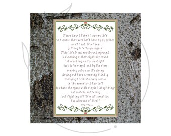 Anyway Cross Stitch Pattern, PK Friendly, Digital Download