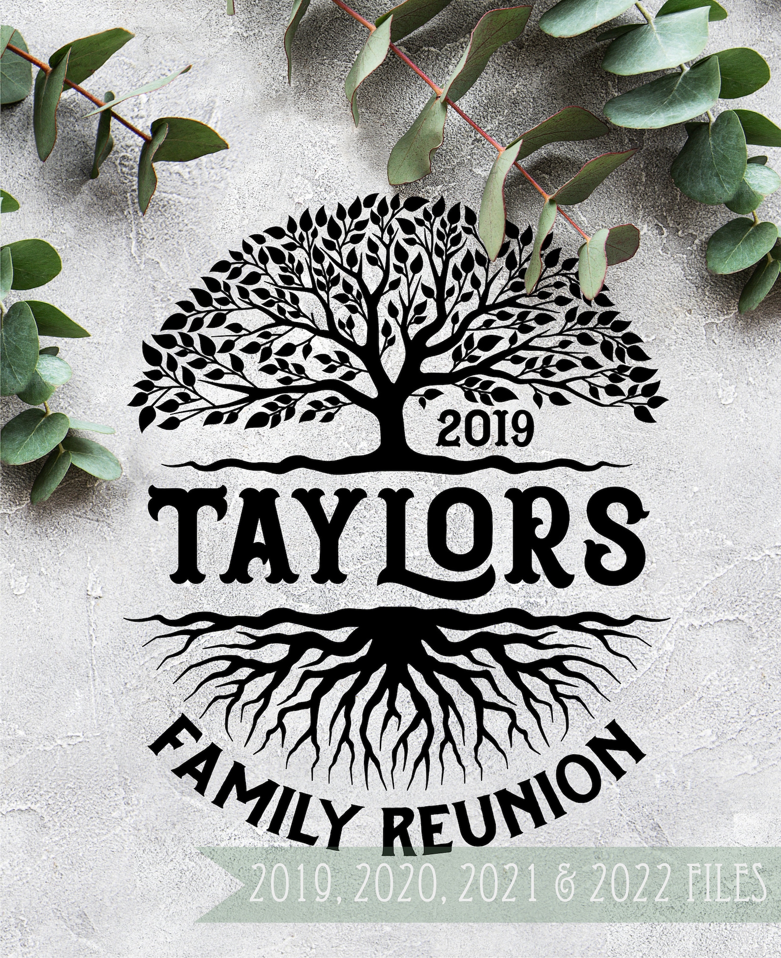 Family Reunion Tree SVG Family Reunion Tree Svg Custom | Etsy