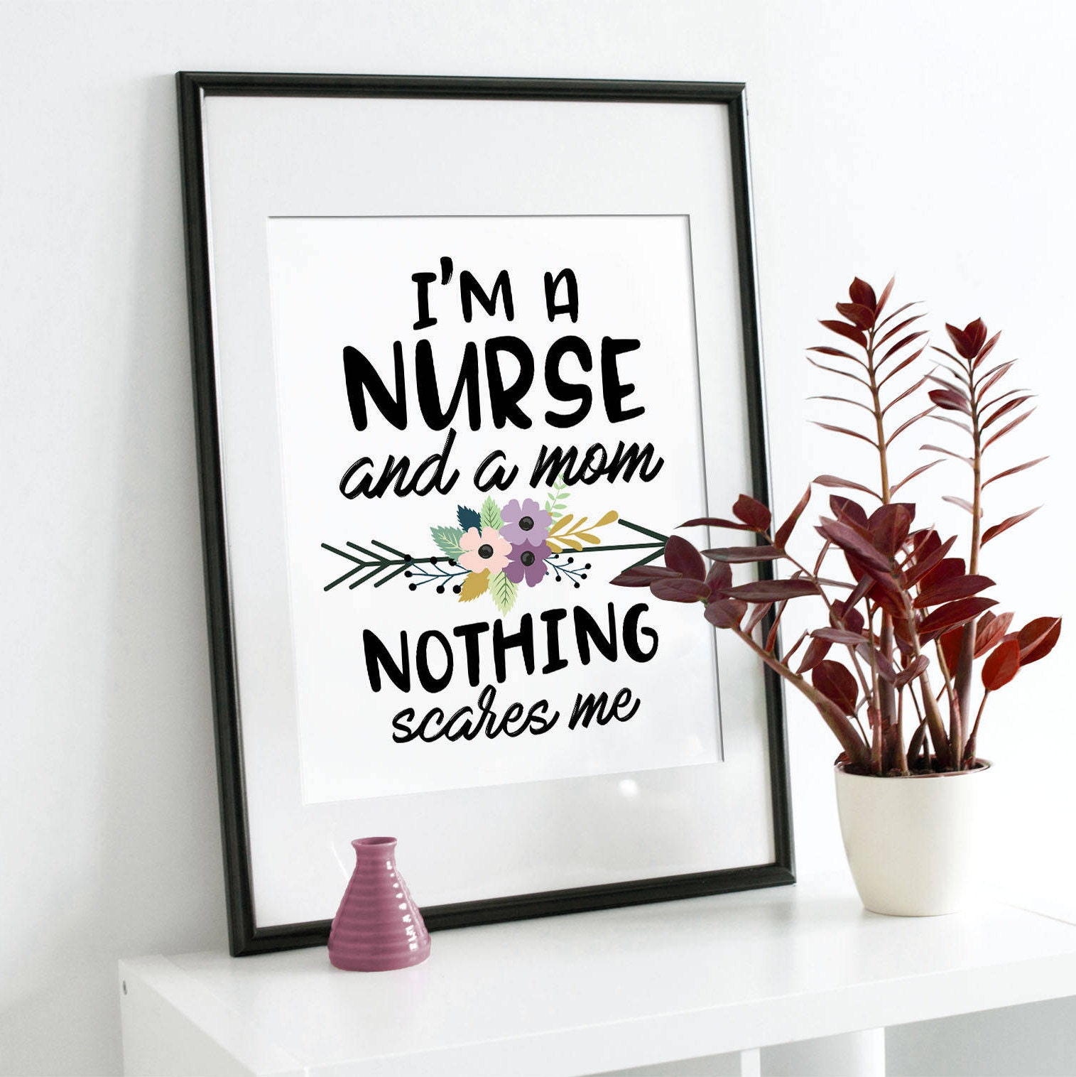 Mom Nurse Printable Maternity Leave Gift For Nurse Gift Etsy México