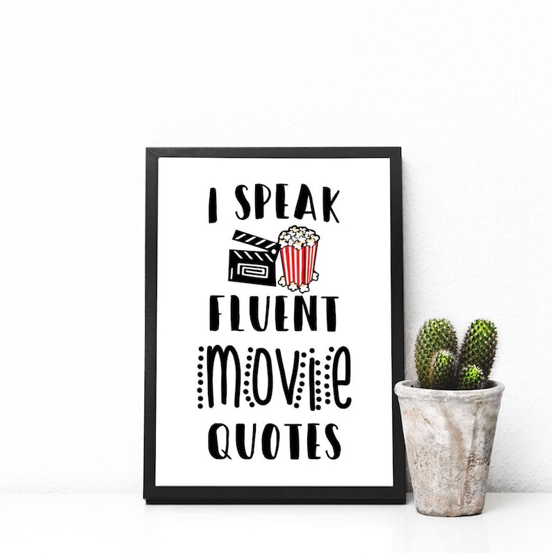 Cinema Room Printable Movie Lover Gift Film Buff Gifts Etsy