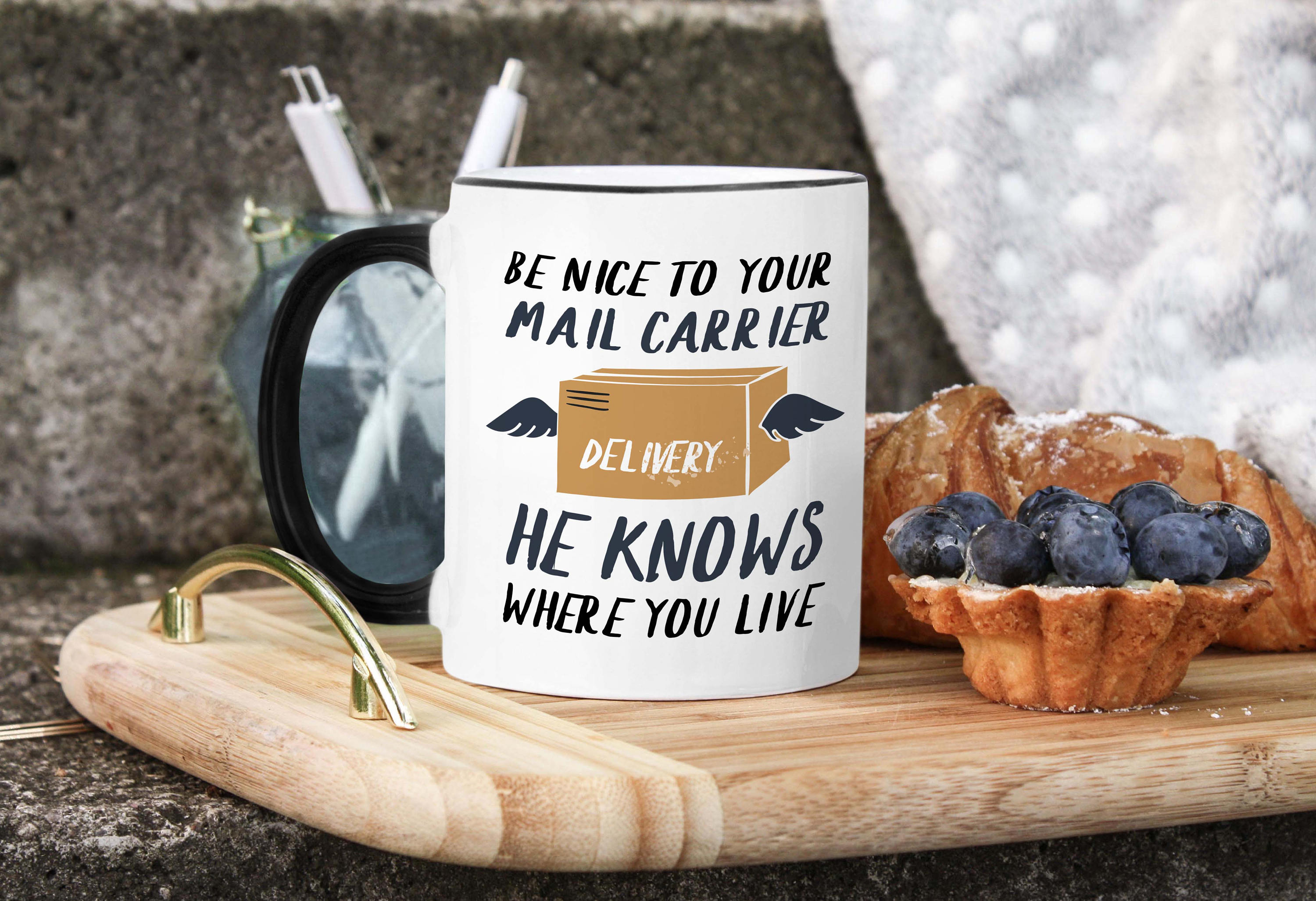 Mail Carrier Mug Mailman Gifts Mail Carrier Gifts Post Etsy