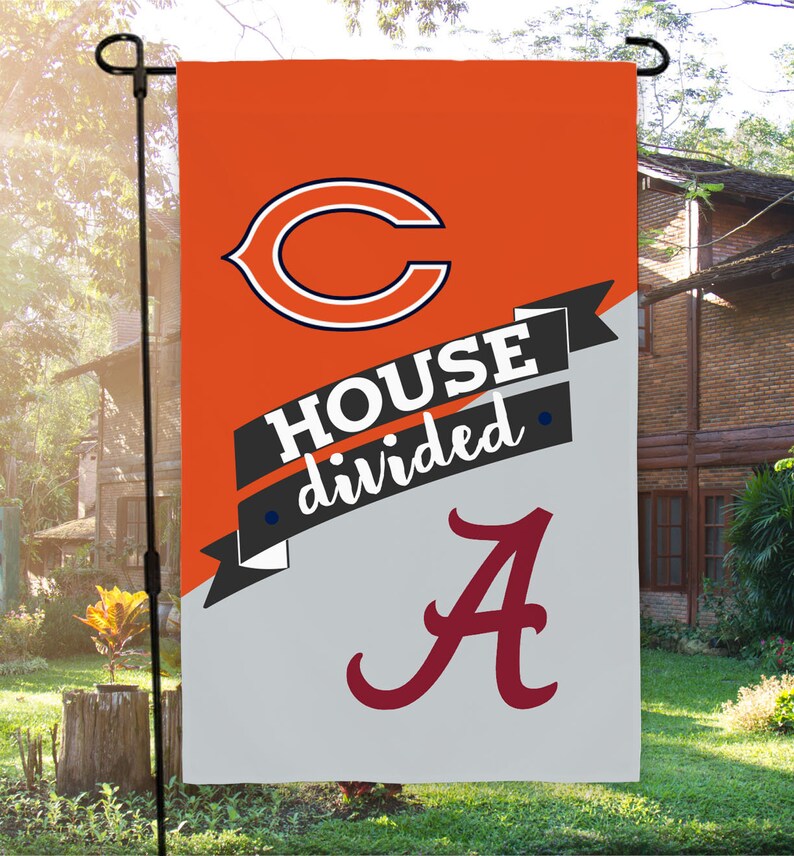 House Divided Flag CUSTOM Sports Teams Garden Flag ANY Two Etsy