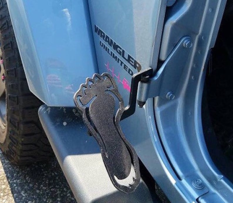 Yeti Big Foot footprint design jeep wrangler foot pegs Etsy