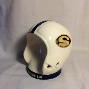 Football Helmet Bank - Etsy