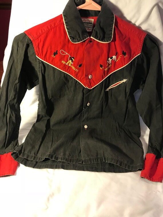 Vintage Roy Rogers Child's Shirt