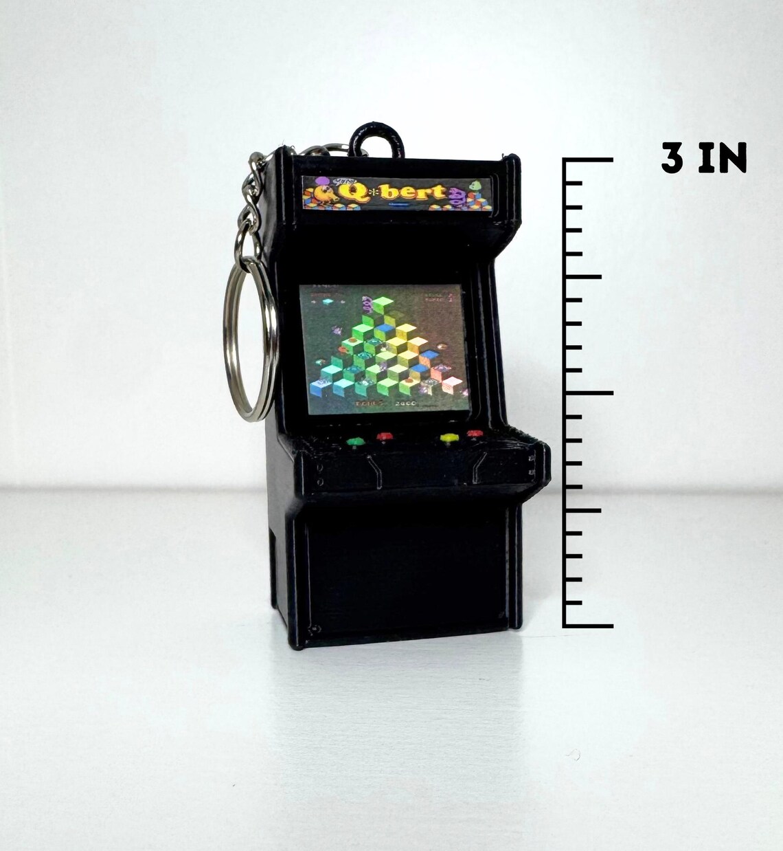 Classic Arcade Cabinet Keychain - Etsy