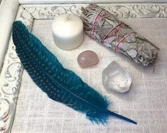 White Sage Smudge Cleansing Refill Kit | Plus Free Crystal