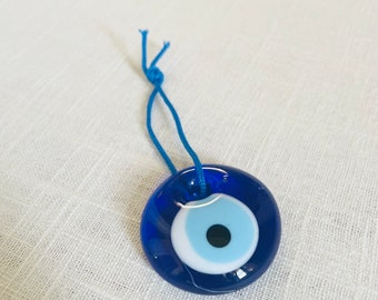 Glass Evil Eye Pendant Wall Hanging