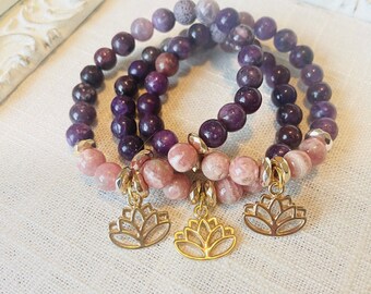 Emotional Balancing/Anti-Anxiety/Heart Healing Bracelet