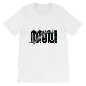 MUNI Map Logo Shirt - Transport - Trolley - Bay Bereich - San Francisco - Oakland - Transport - Einzigartige Geographie