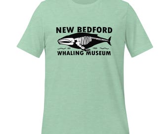 Camiseta del Museo Ballenero de New Bedford - Artefactos antiguos - Curiosidades oceánicas - Historia ballenera americana única