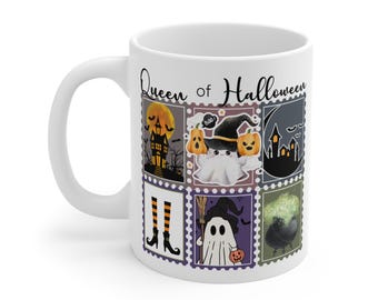 Halloween Queen Coffee Mug: Spooky Witchy Kitchen Decor