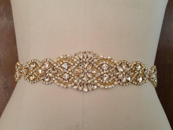 Bridal top belt etsy