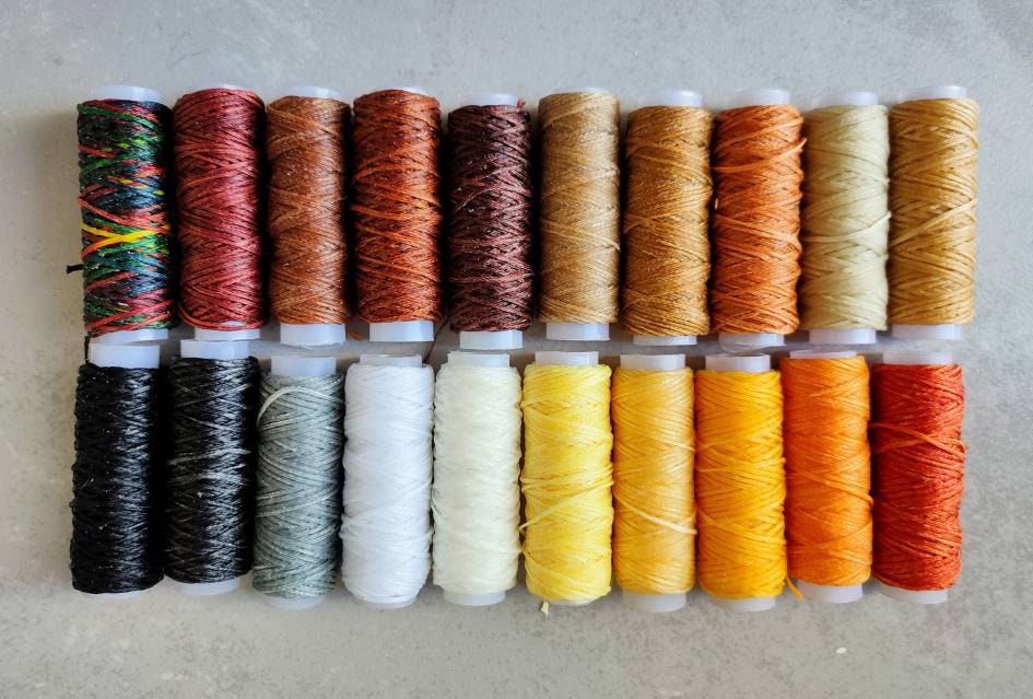 40 Waxed Threads Pack 480 Meters 40 Spools 1MM Macrame Cord Etsy