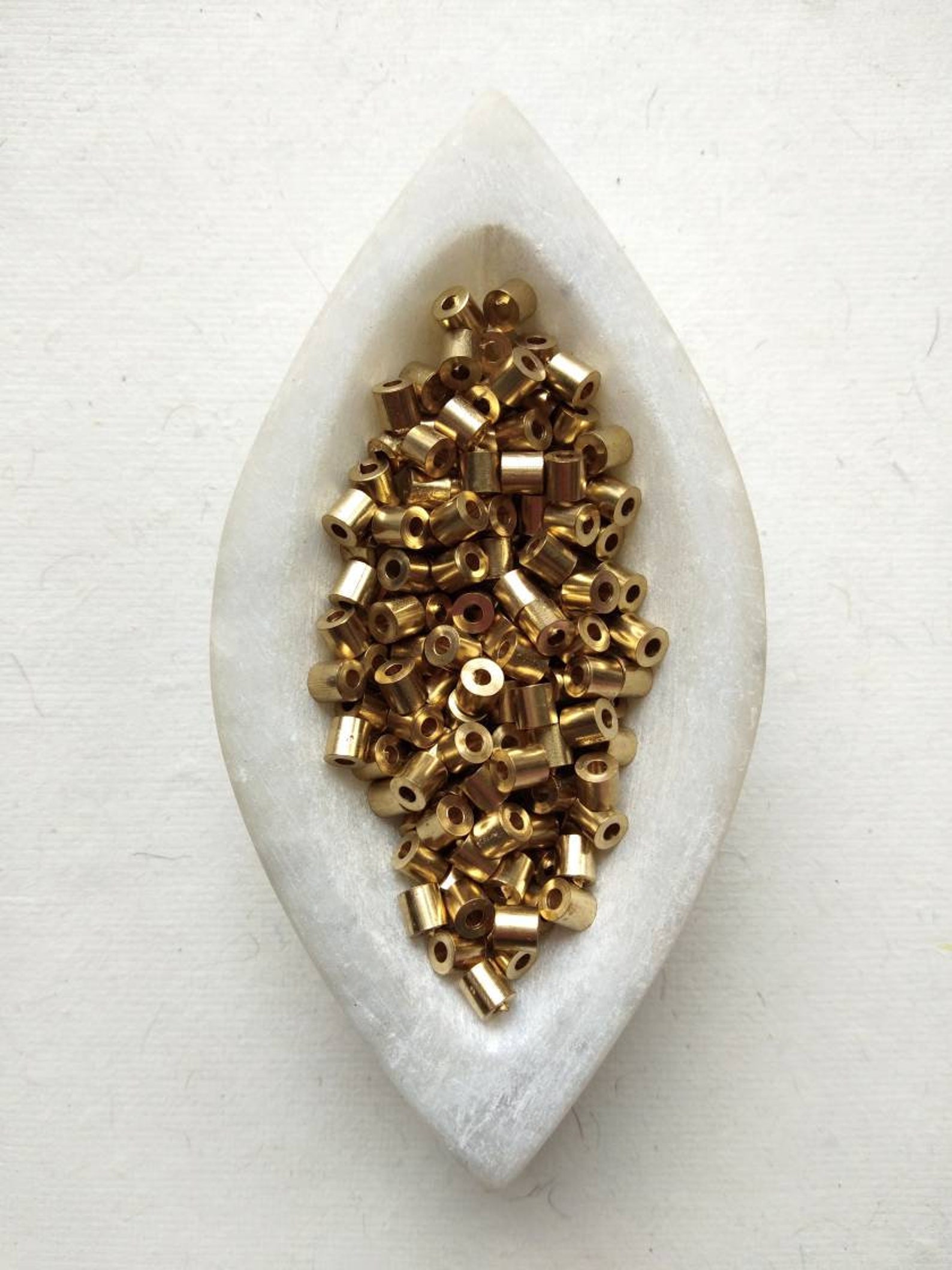 4MM Pipe beads 10/30/50 PCS Brass Beads Geometric Tube Etsy