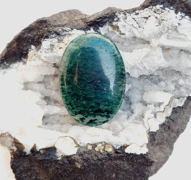 natural Jade stone for jewelry making and Macrame GD4 Green Jade Cabochon gemstone