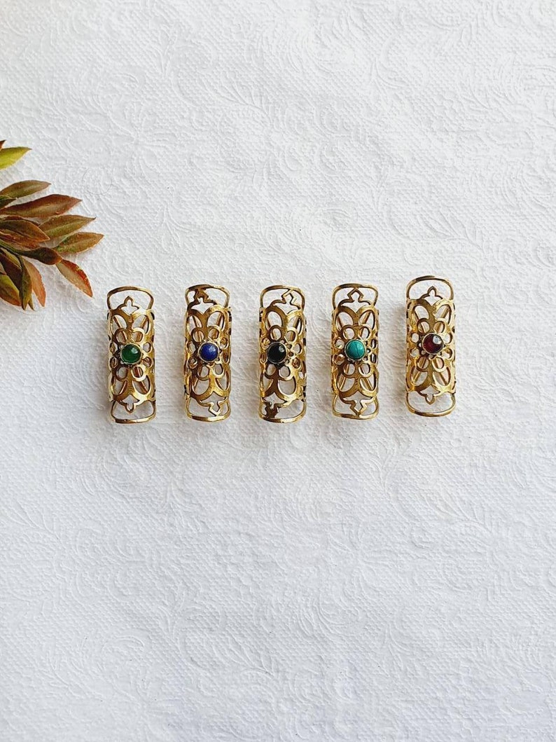 Stones Dread bead dreadlock jewelry rasta bead Dread Cuff Dreadlocks cuff dread accessories. boho hippie jewelry festival jewelry