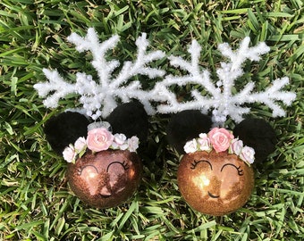 Glitter Girl Ornaments