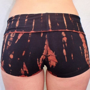 Fire Tie Dye Cheeky Bottoms by Lotus Tribe Clothing / Womens