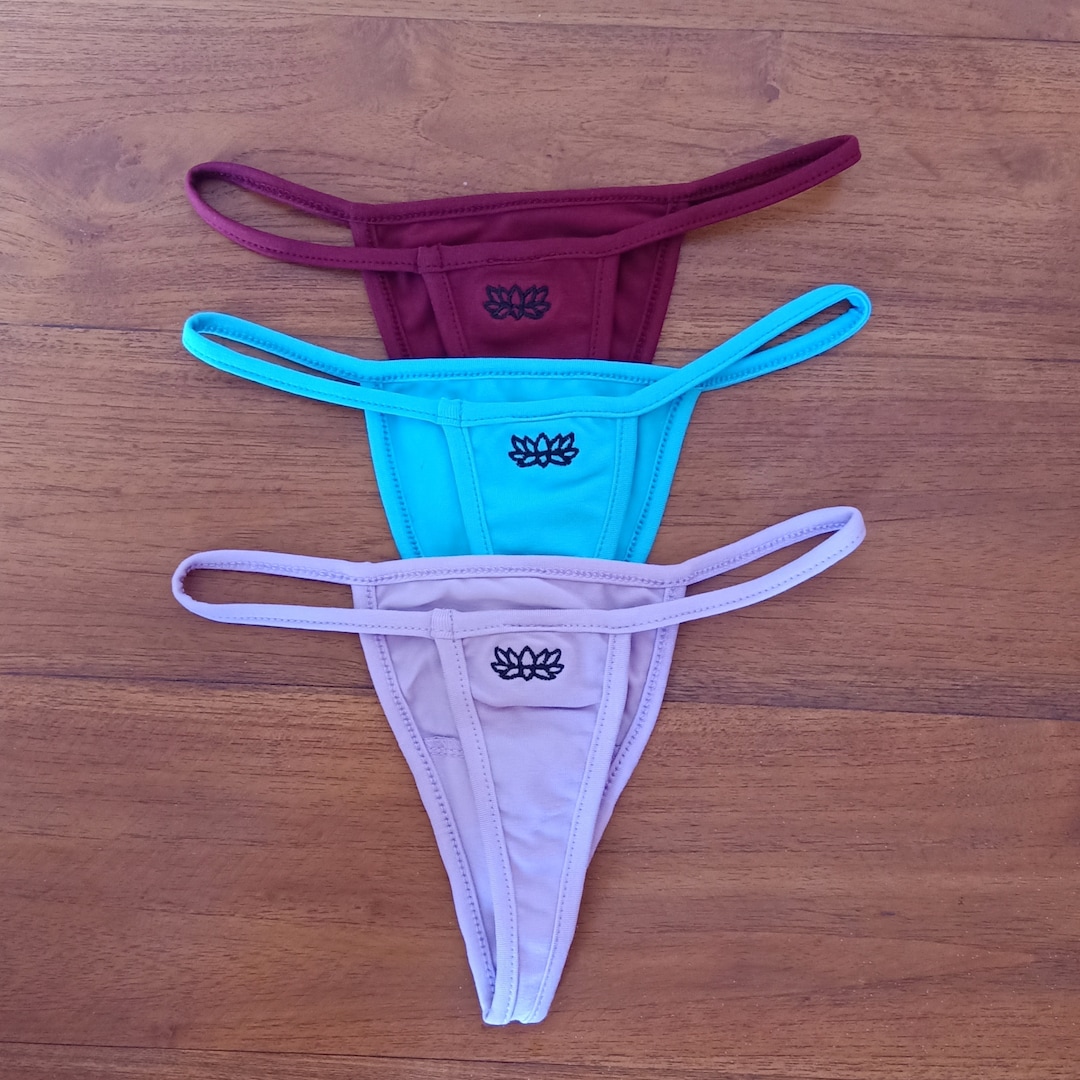 Thong Undies new Colors 3 Pack by Lotus Tribe Includes 1 Etsy