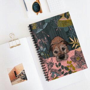 Border Terrier Notebook, Border Notepad, Border Terrier Gift, Border Terrier Stationary
