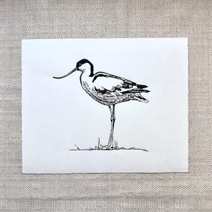 Linosnede print kluut