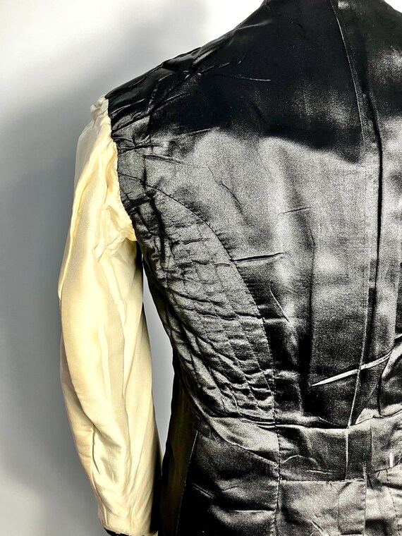 Chemisier Vintage Bill Haire For Friedrichs Taille 10 - Avec Cravate Intégrée Et Fermeture Zippée, Occasion Très Bon état