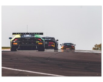 Donington Poster - Lamborghini Huracan ID3 Poster, Kunstdruck Poster
