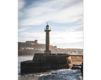 'Whitby Pier Photography' Poster - VAS