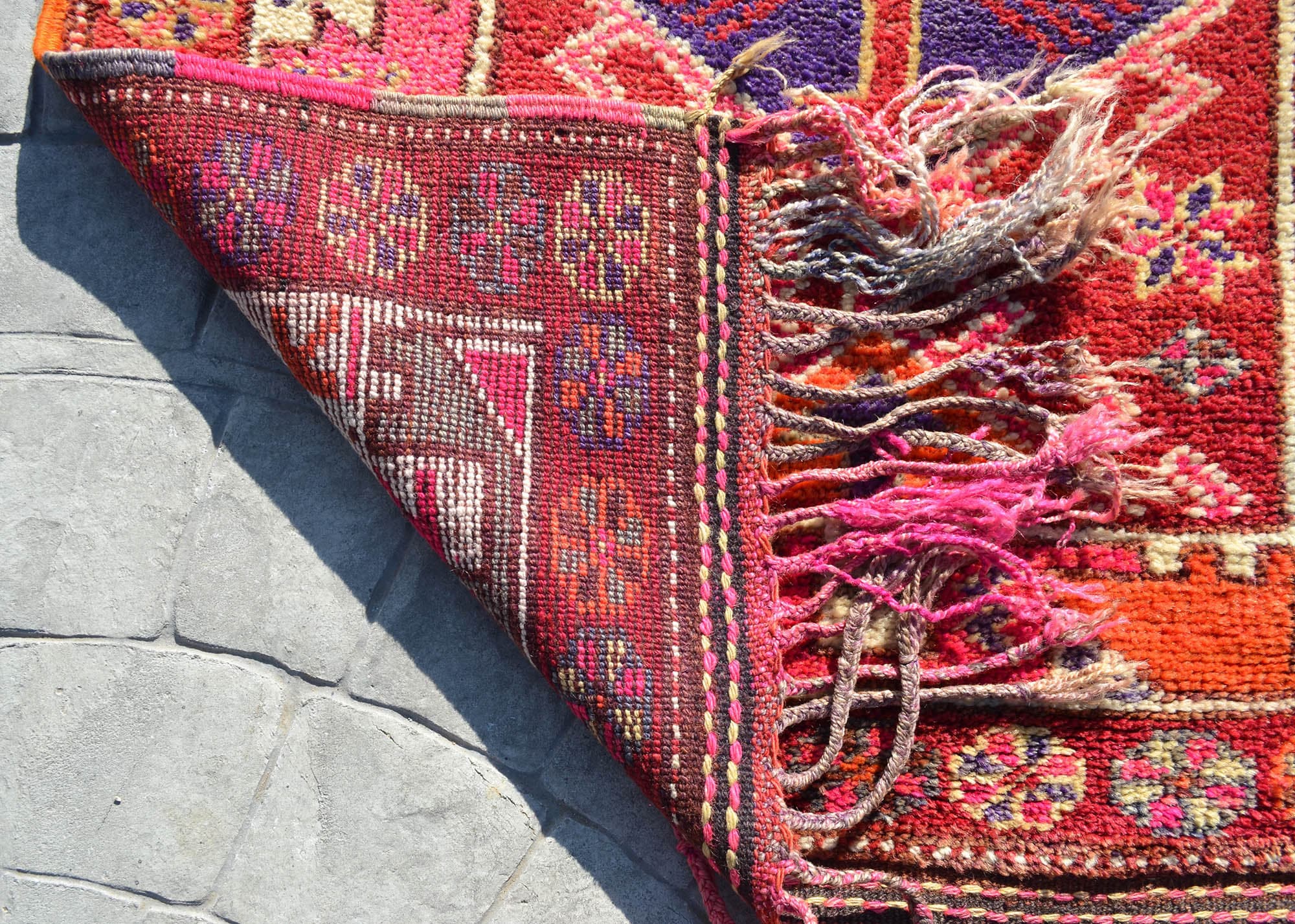 3x16 Rug Runner, Hand Made Oushak Rug, Tribal Kurdish Hallway Rug ...