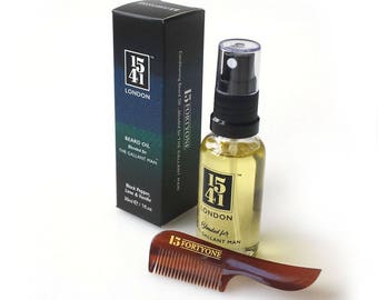 1541 London Conditioning Beard Oil 30ml & Comb Combo Pack