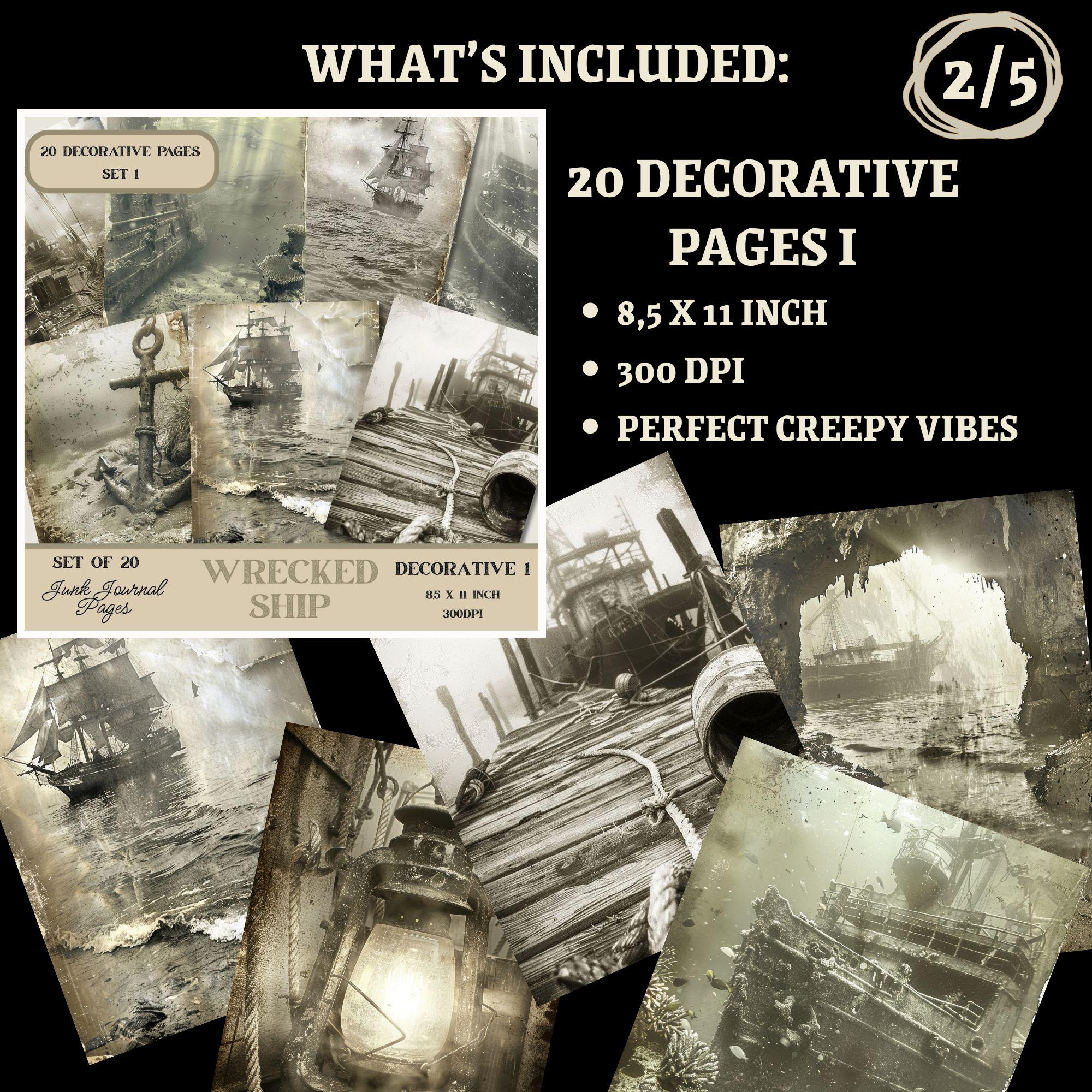 Wrecked Ship Junk Journal Mega Bundle, Nautical Ephemera Pack ...