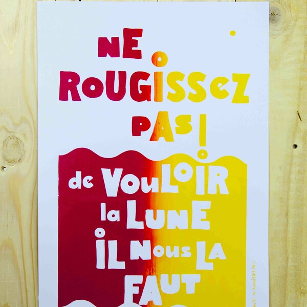 Affiche - Collection 10 ANS DE NRP! - “Ne Rougissez Pas!”