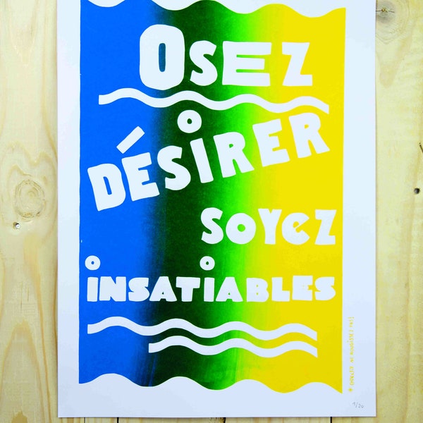 Affiche - Collection 10 ANS DE NRP! - “Osez Désirer”