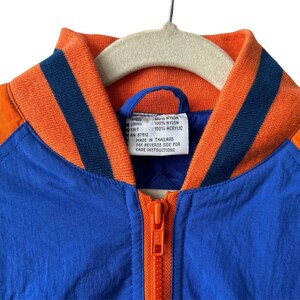 vintage detroit tigers windbreaker jacket youth size medium 12-14 deadstock NWT 90s image 4