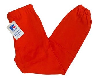 vintage russell athletic sweatpants youth size large deadstock NWT 90s made USA