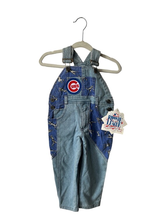 vintage chicago cubs rookie league overalls kids s