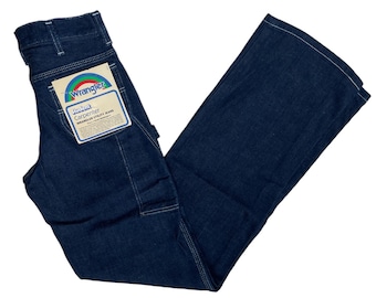 vintage wrangler carpenter jeans spodnie rozmiar 26x32 deadstock NWT 70s made in USA