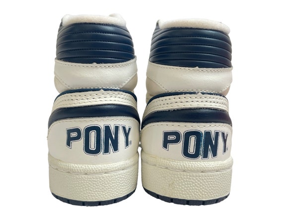 vintage pony spud webb hi top basketball shoes sn… - image 5