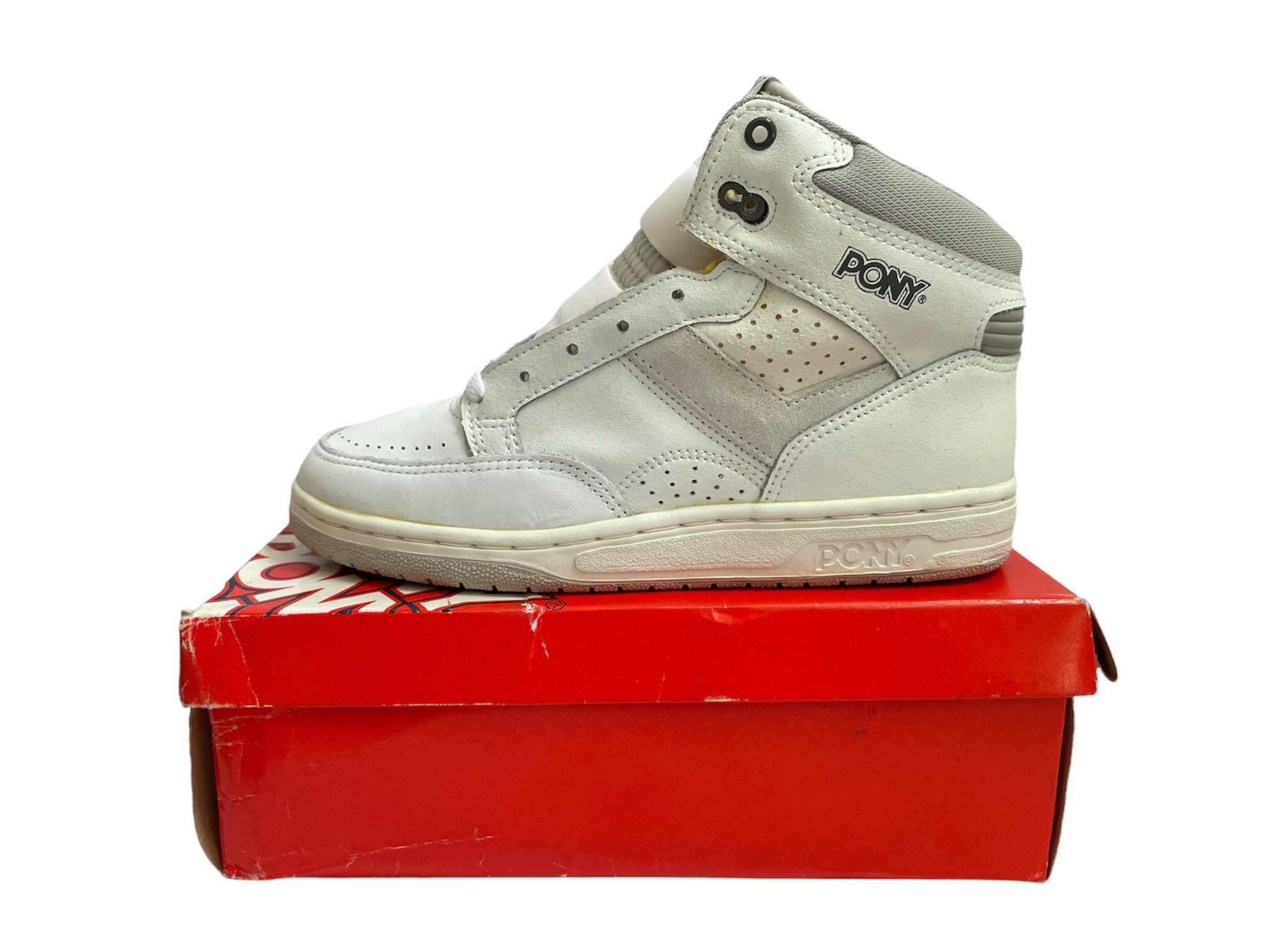 Vintage Youth Pony Rimbo High Top Sneaker Shoes Big Kids Size 6 Deadstock 80s Etsy