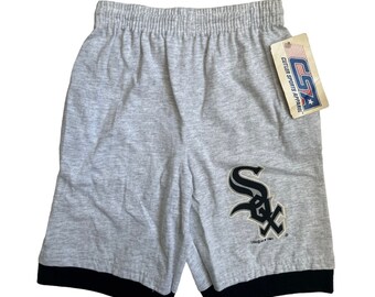 vintage chicago white sox shorts youth kids size medium NWT deadstock 90s made in USA